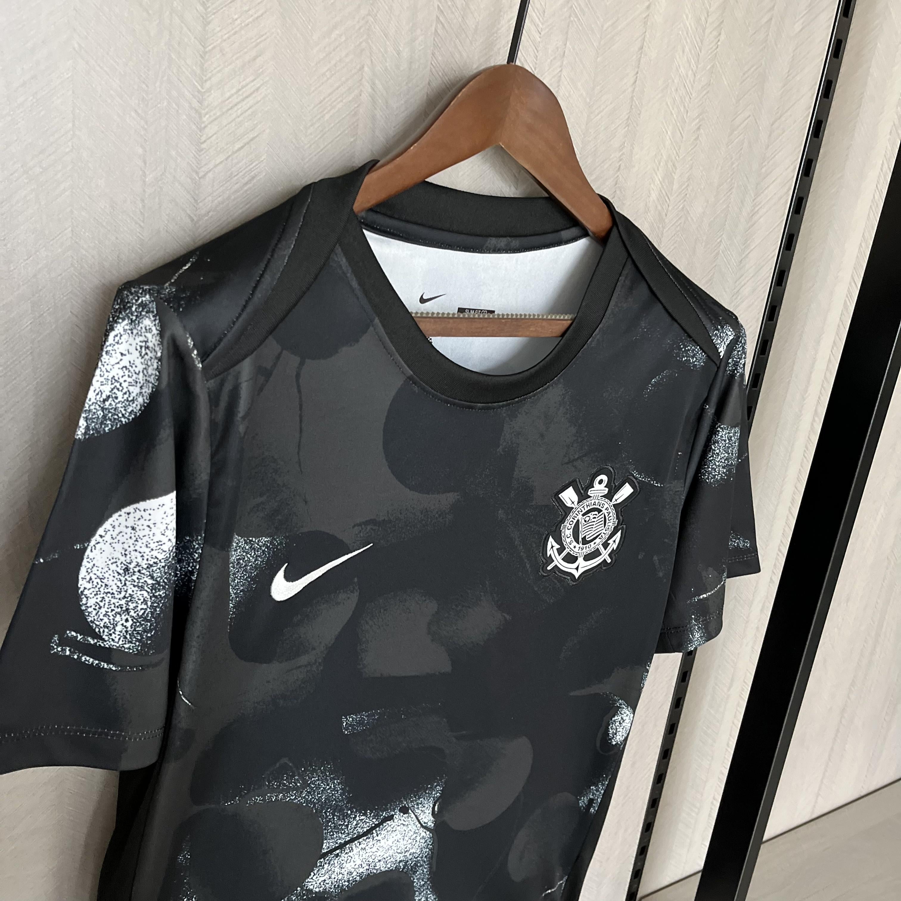 Camisa Corinthians Pré-Jogo 25/26 - Preto