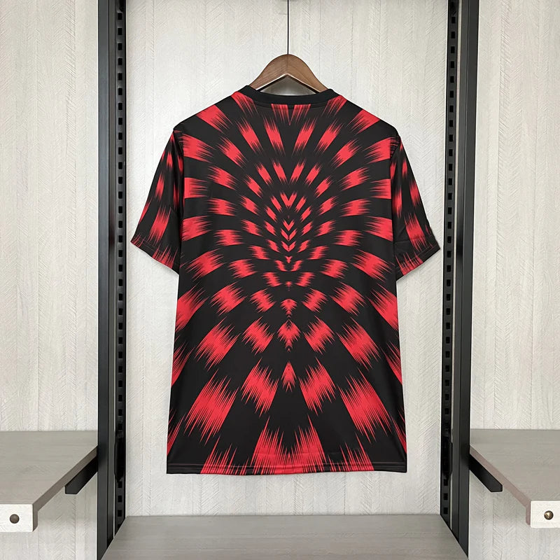 Camisa Flamengo Pré-Jogo 25/26 - Vermelha e Preta