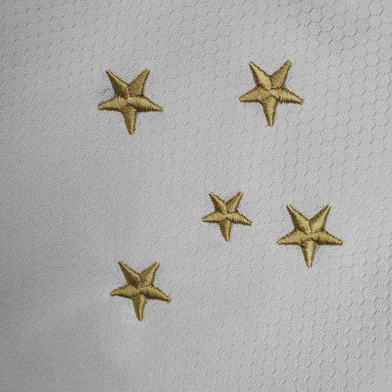 Camisa Cruzeiro II 21/22 - Branco e Dourado (Centenário)