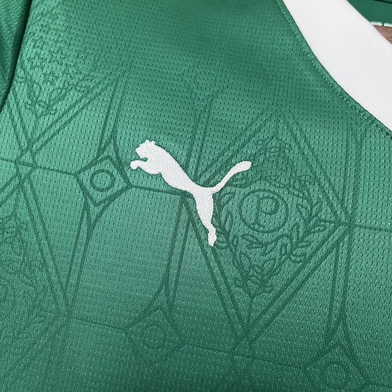 Camisa Palmeiras Titular 25/26 - Versão Feminina Baby Look Verde