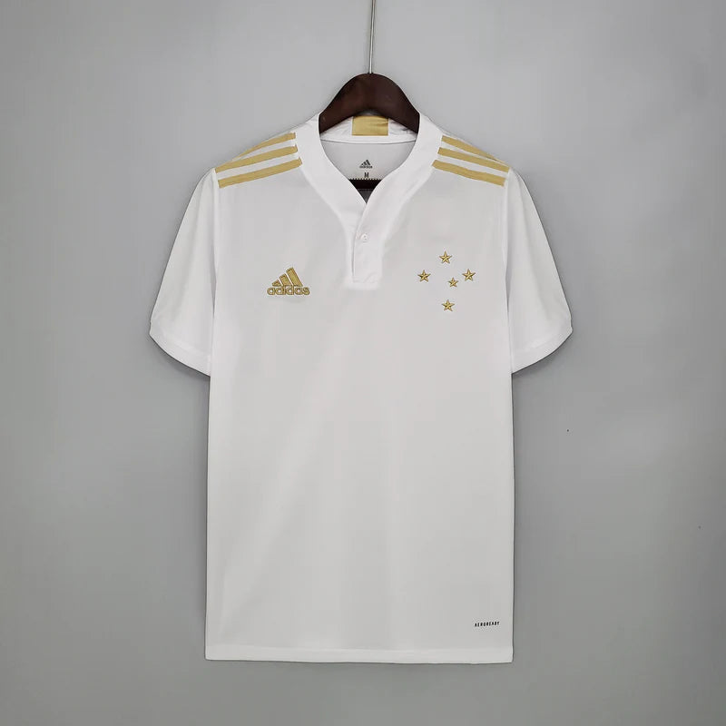 Camisa Cruzeiro II 21/22 - Branco e Dourado (Centenário)