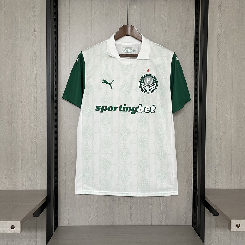 Camisa Palmeiras Fora 25/26 - Versão Torcedor Branca