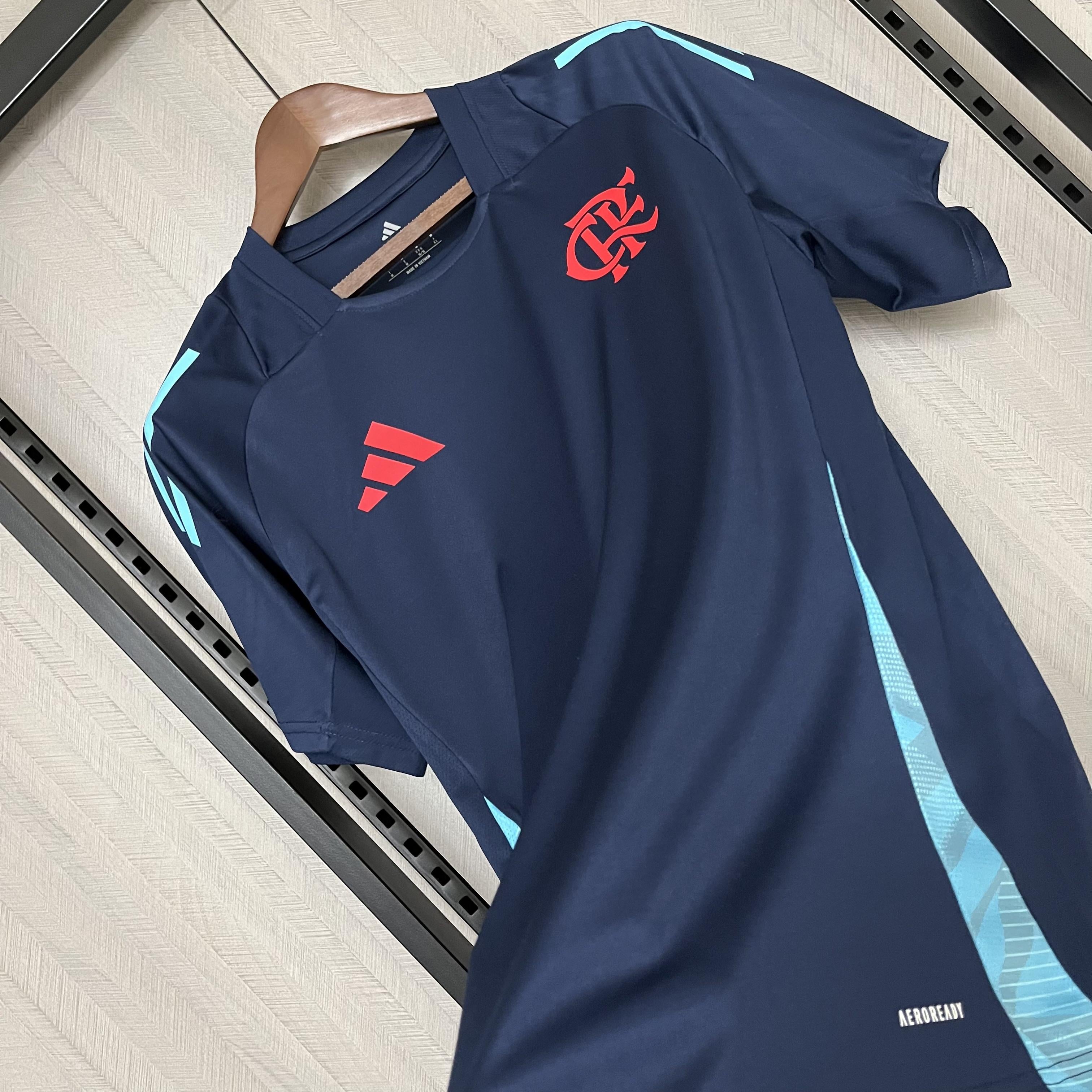 Camisa Flamengo de Treino 25/26 - Azul Escuro