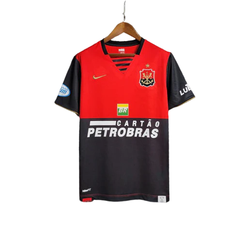Camisa Flamengo I Home Retrô 2008/09 Adidas Masculina - Vermelho