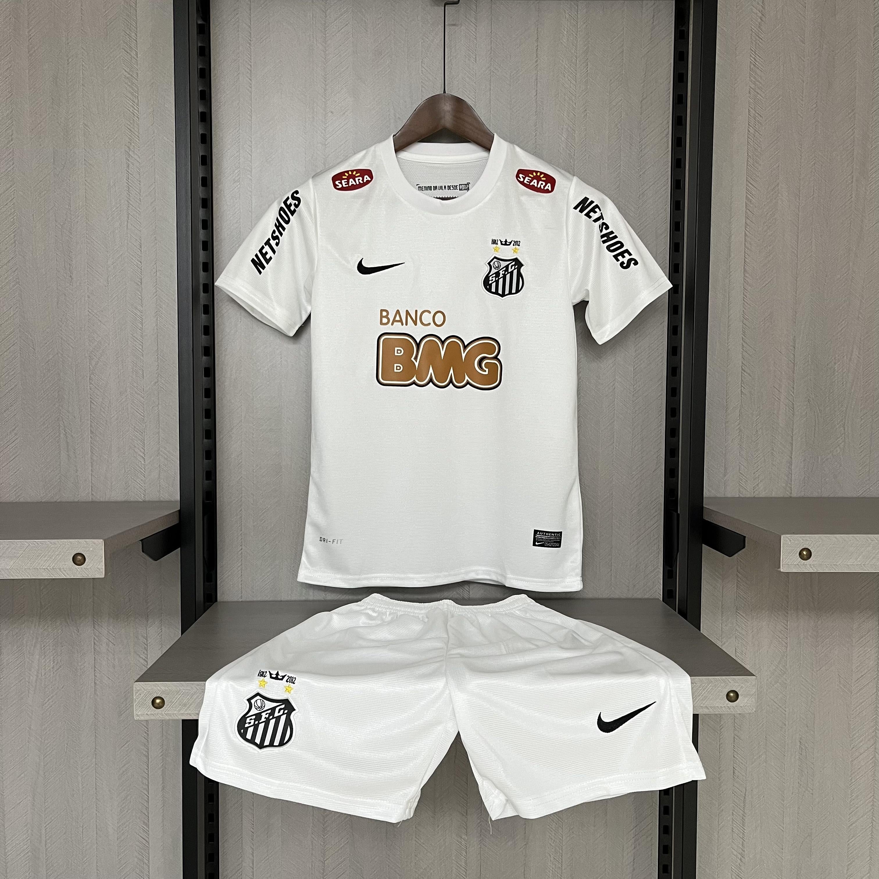 Conjunto Infantil Santos Titular 2012 - Branco