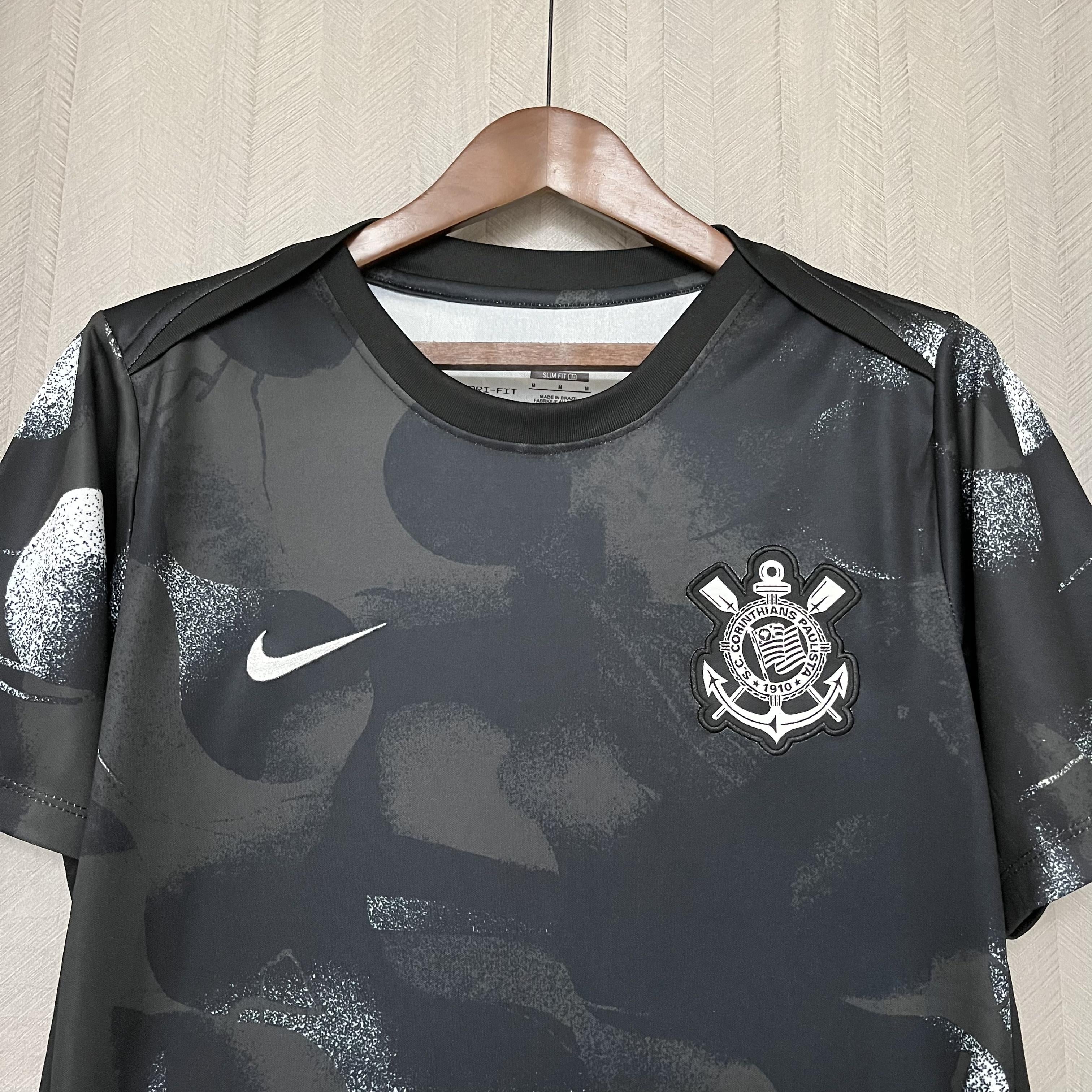 Camisa Corinthians Pré-Jogo 25/26 - Preto