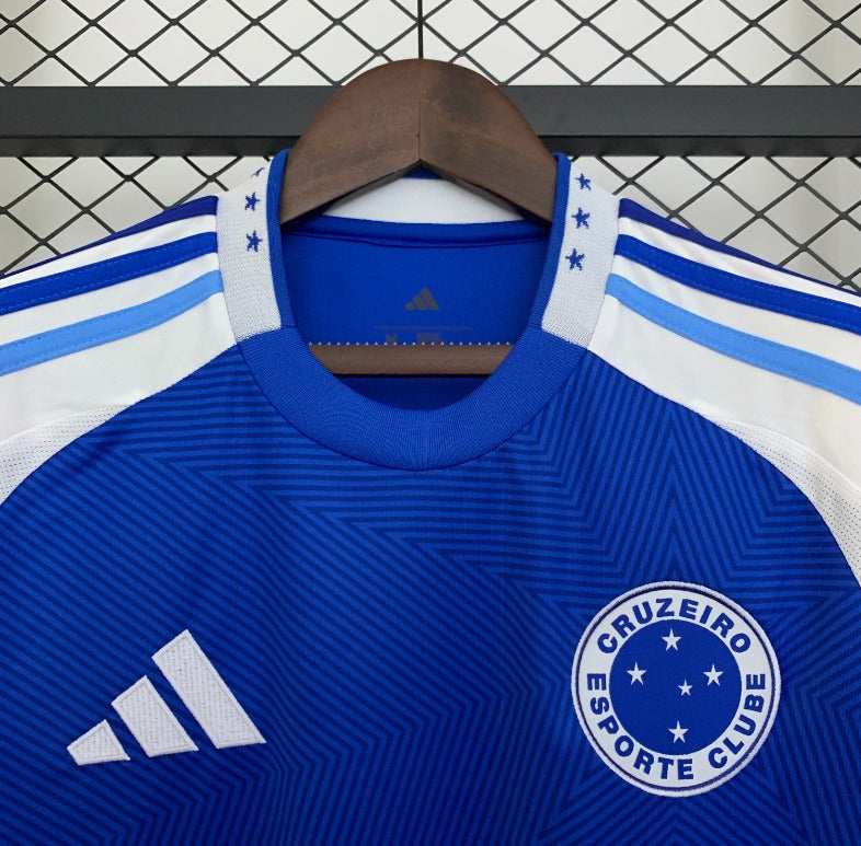 Camisa Cruzeiro I 25/26 - Azul e Branco