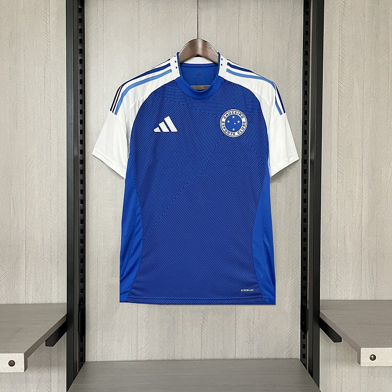 Camisa Cruzeiro I 25/26 - Azul e Branco