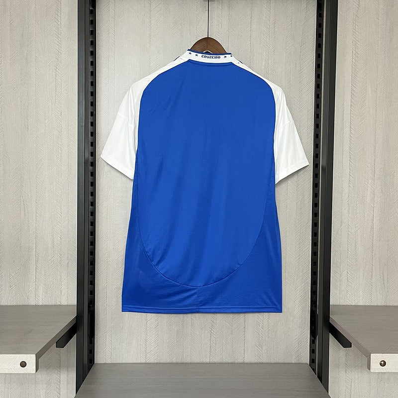 Camisa Cruzeiro I 25/26 - Azul e Branco - Patrocínio Betfair