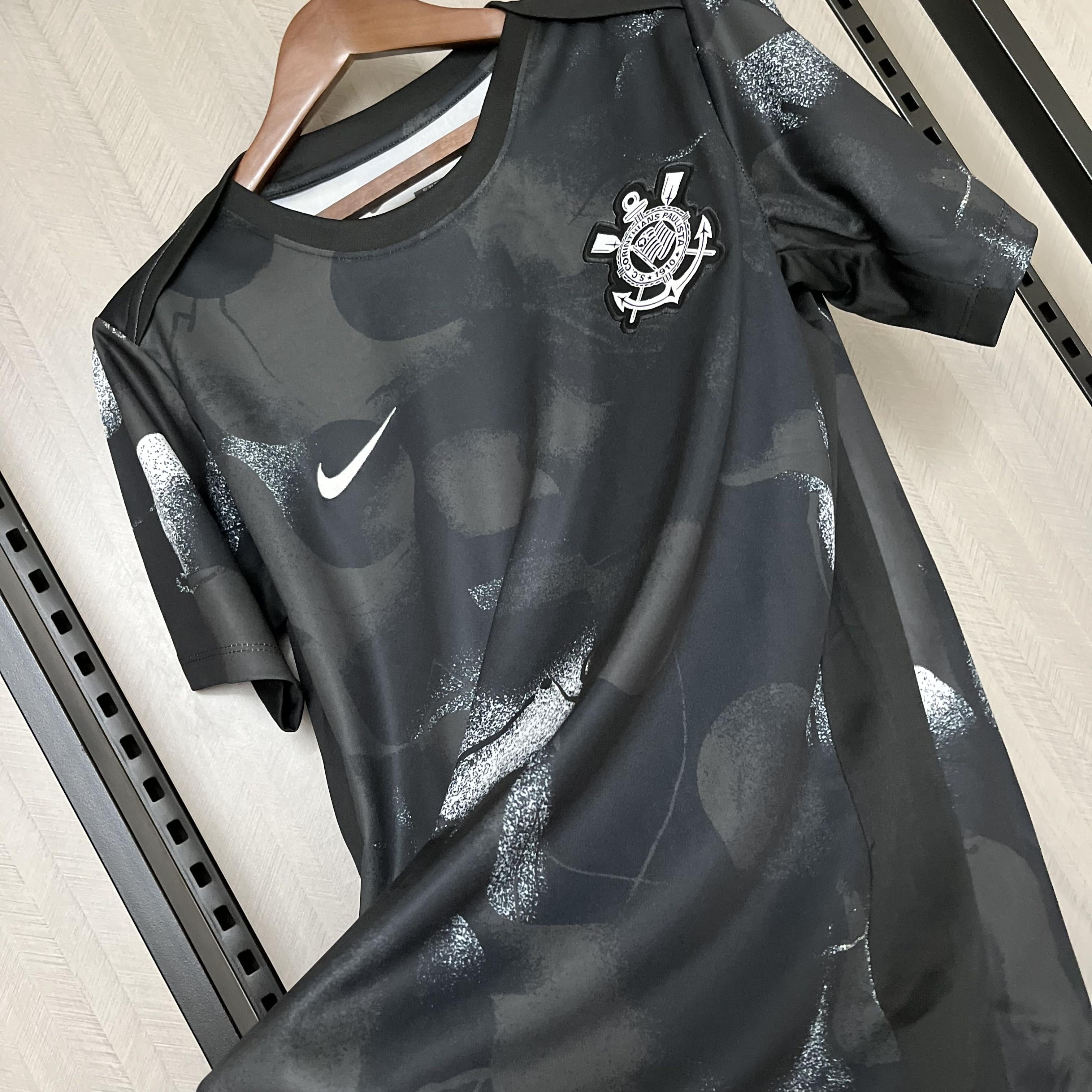 Camisa Corinthians Pré-Jogo 25/26 - Preto