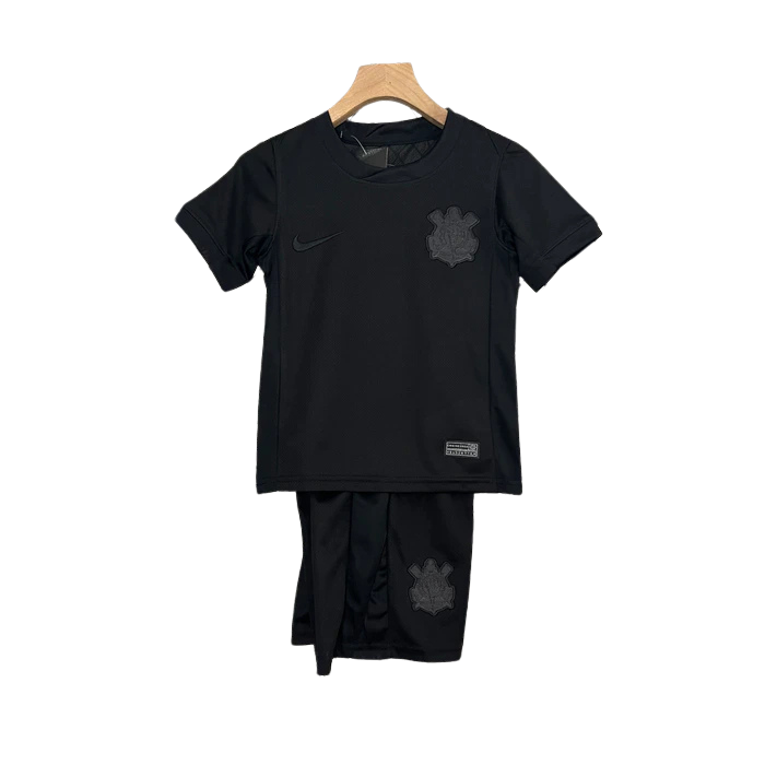 Conjunto Infantil Corinthians II 24/25 - Preto