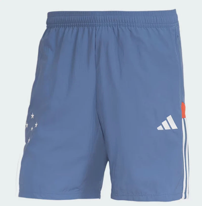 Shorts de Viagem Cruzeiro 24/25- Azul e Vermelho